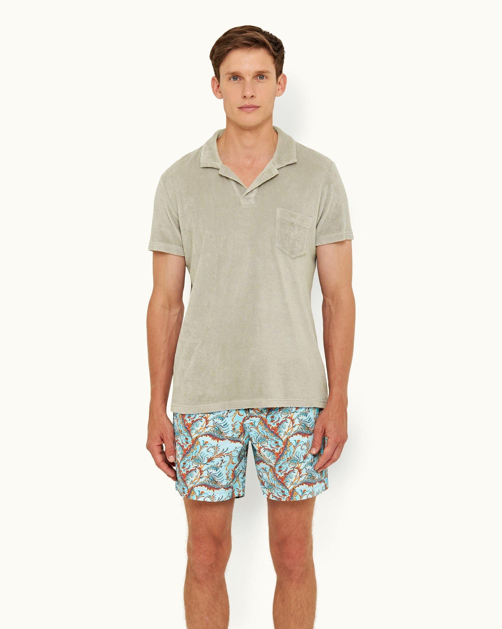 Strata Tailored Fit Towelling Resort Polo Shirt | Strata