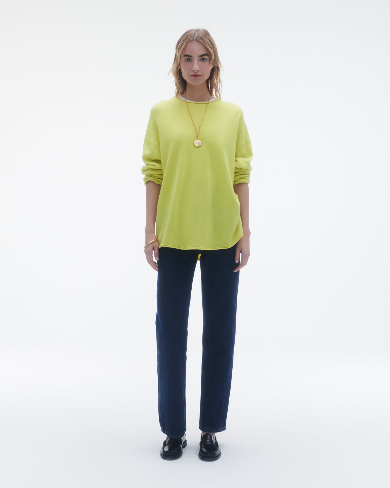 Unisex | Oversized Crew | Lemon