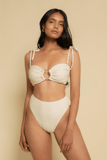 Paula Bikini Bottom | Oat Texture