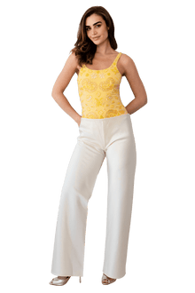 Olivette Satin Pants - Oat - Self - Adore