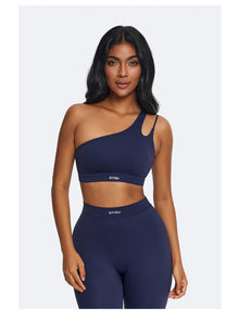 One-Shoulder Strap Top | Navy Blue