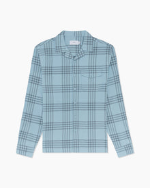 Mens | Flannel Convertible Shirt | Hazy-Cloud-Multi-Pane-Plaid