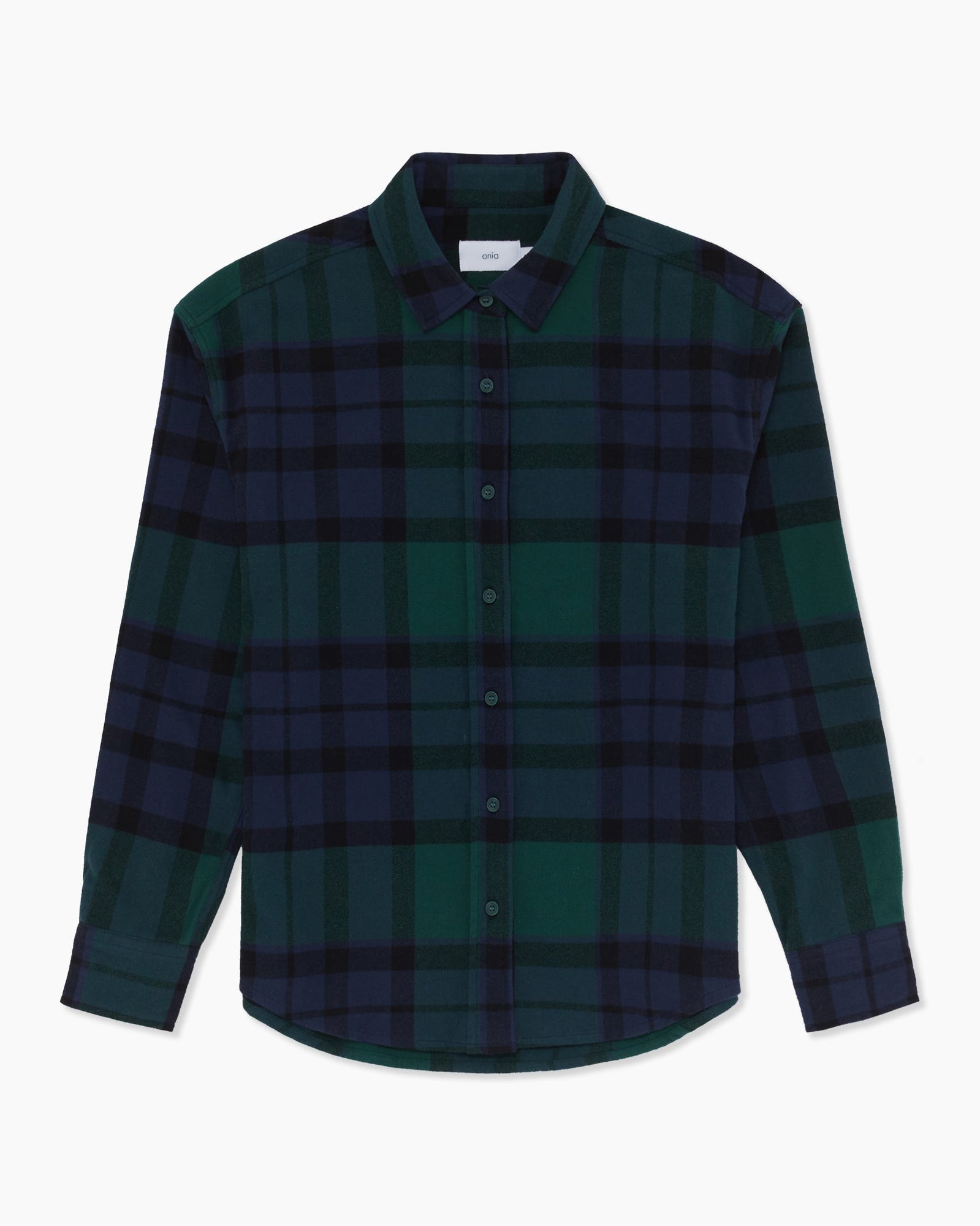 Womens | Flannel Oversized Shirt | Hunter-Multi-Modern-Graham