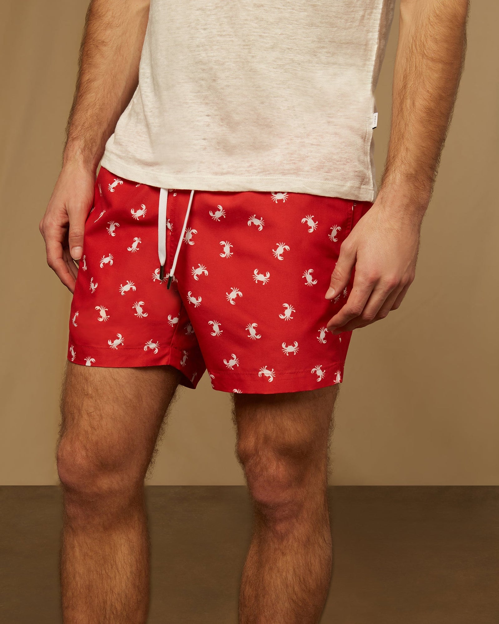 Mens | Charles 5" Swim Trunk - S2023 | Red White