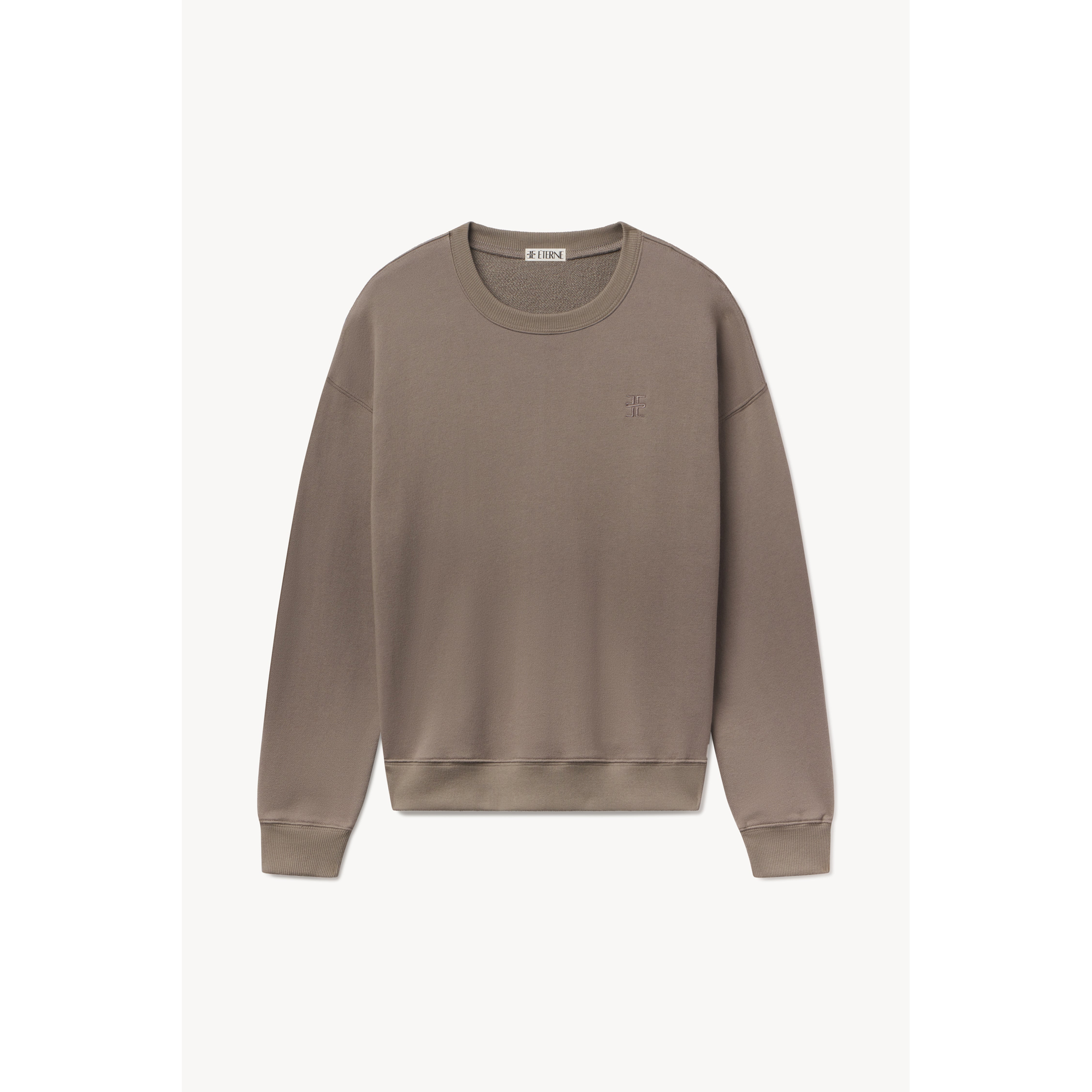 Oversized Crewneck Sweatshirt | Clay