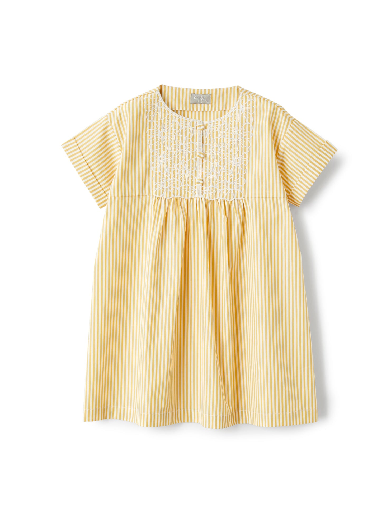 Dress with Embroidered Flowers | Curcuma Riga