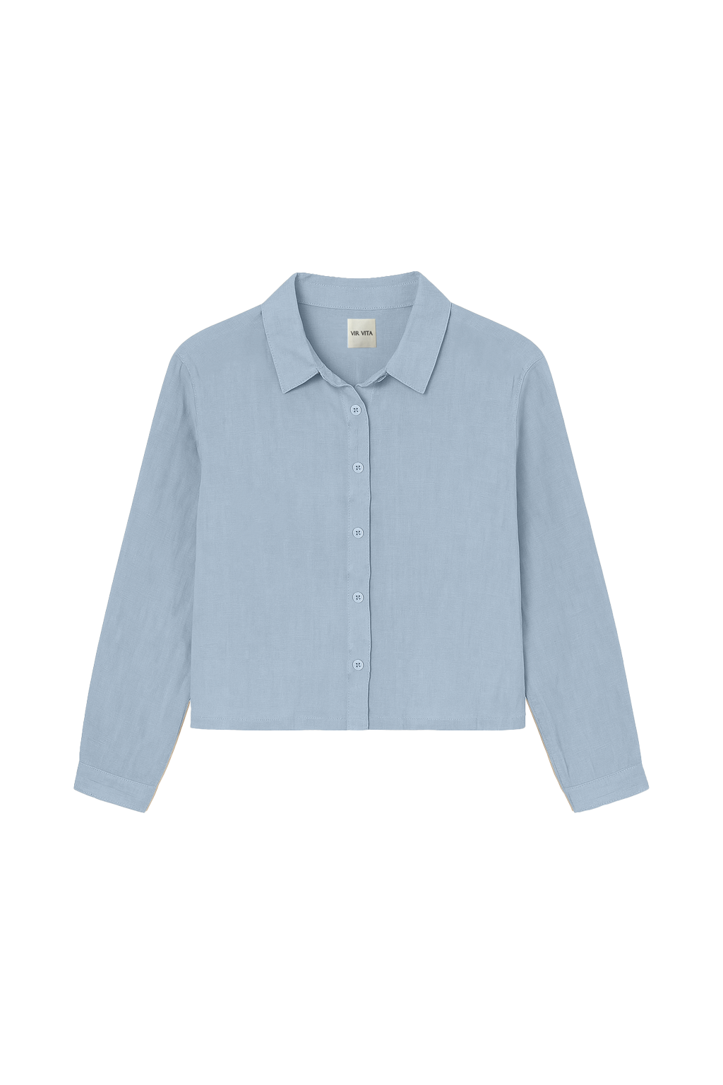 Paloma Linen Shirt | Baby-Blue