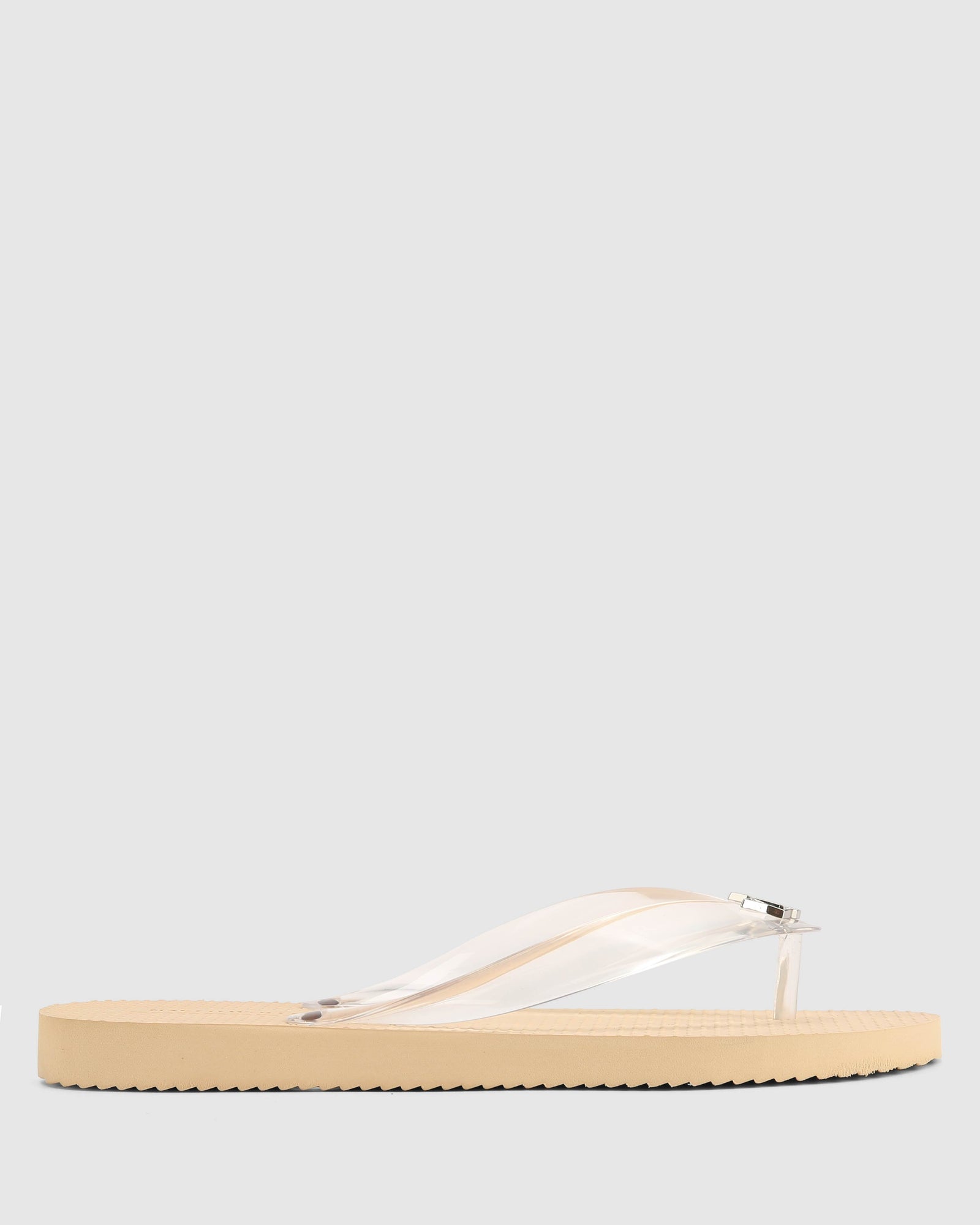 Womens | Pampelonne Thong | Clear/Beige