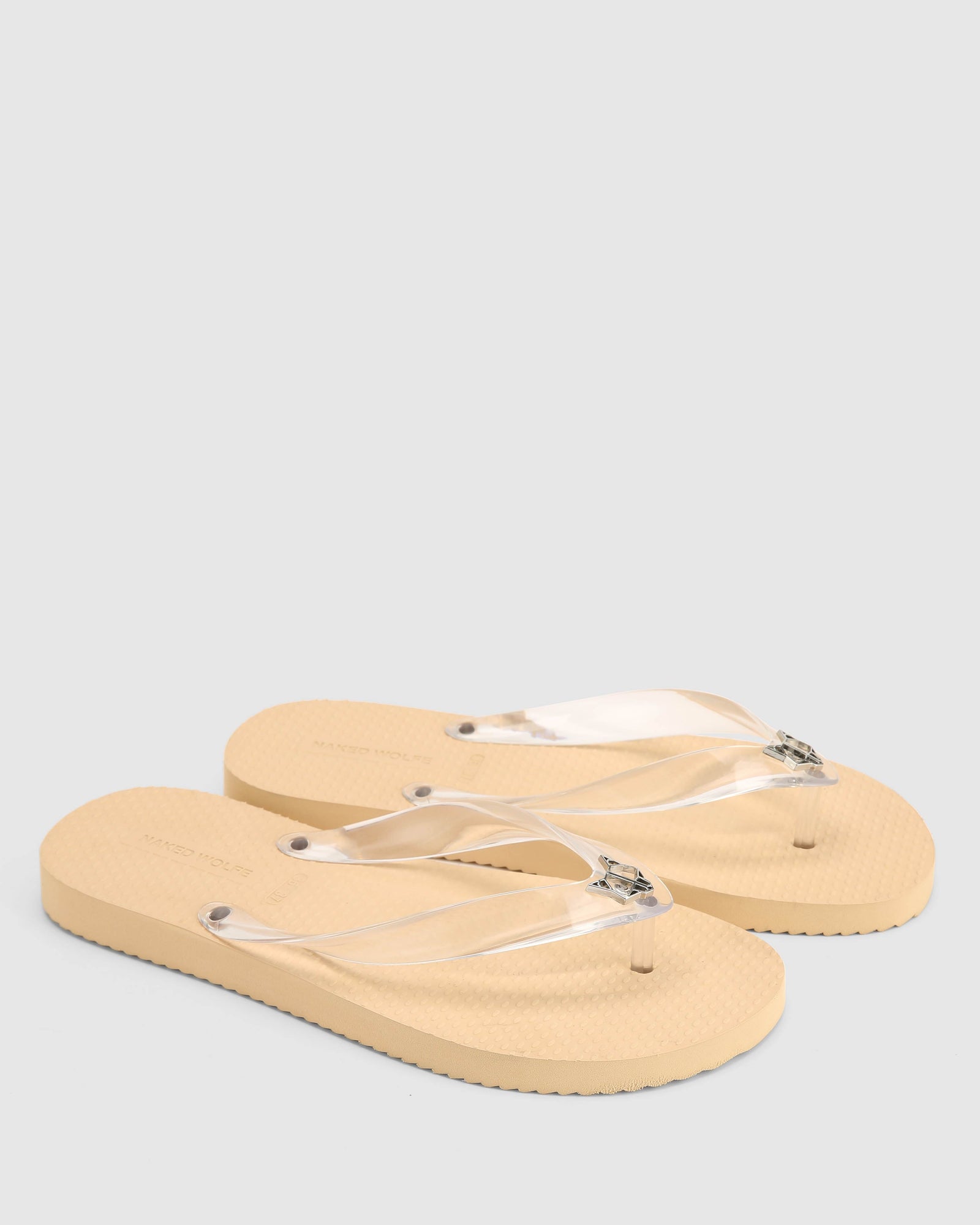 Womens | Pampelonne Thong | Clear/Beige
