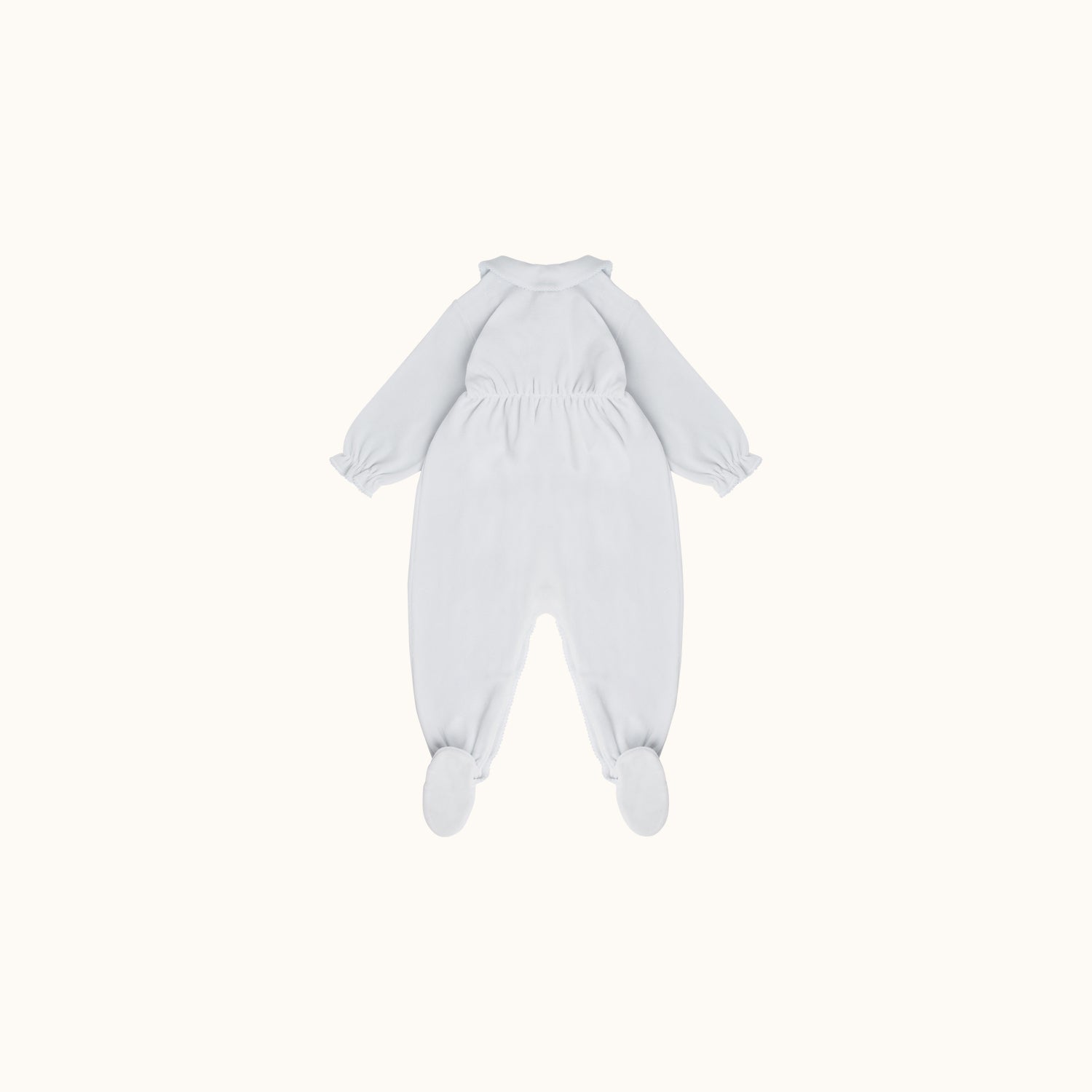 Unisex | Baby Round Neck Sleepsuit | Gray Blue
