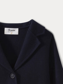 Girl | Girls' Cashmere Coat | Navy