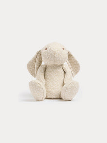 Unisex | Medium Signature Rabbit With Woven Cherry Motif 20 Cm In Cotton | Natural