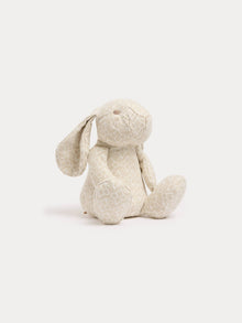 Unisex | Medium Signature Rabbit With Woven Cherry Motif 20 Cm In Cotton | Natural