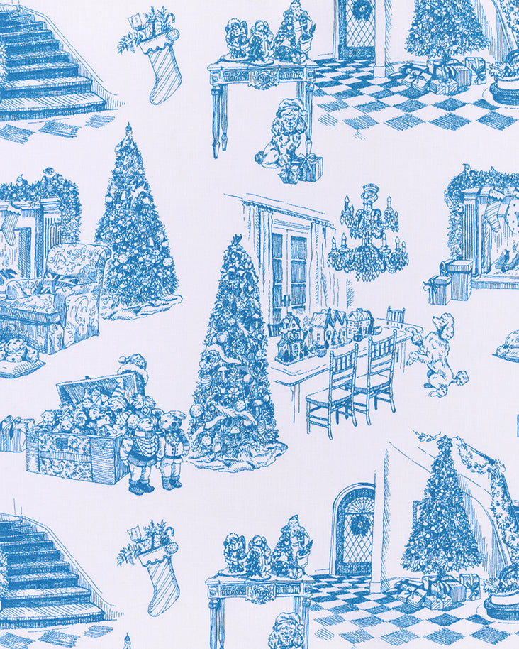 Hollywood Holiday - Men's Long PJ Set - Snow Cloud - Printfresh