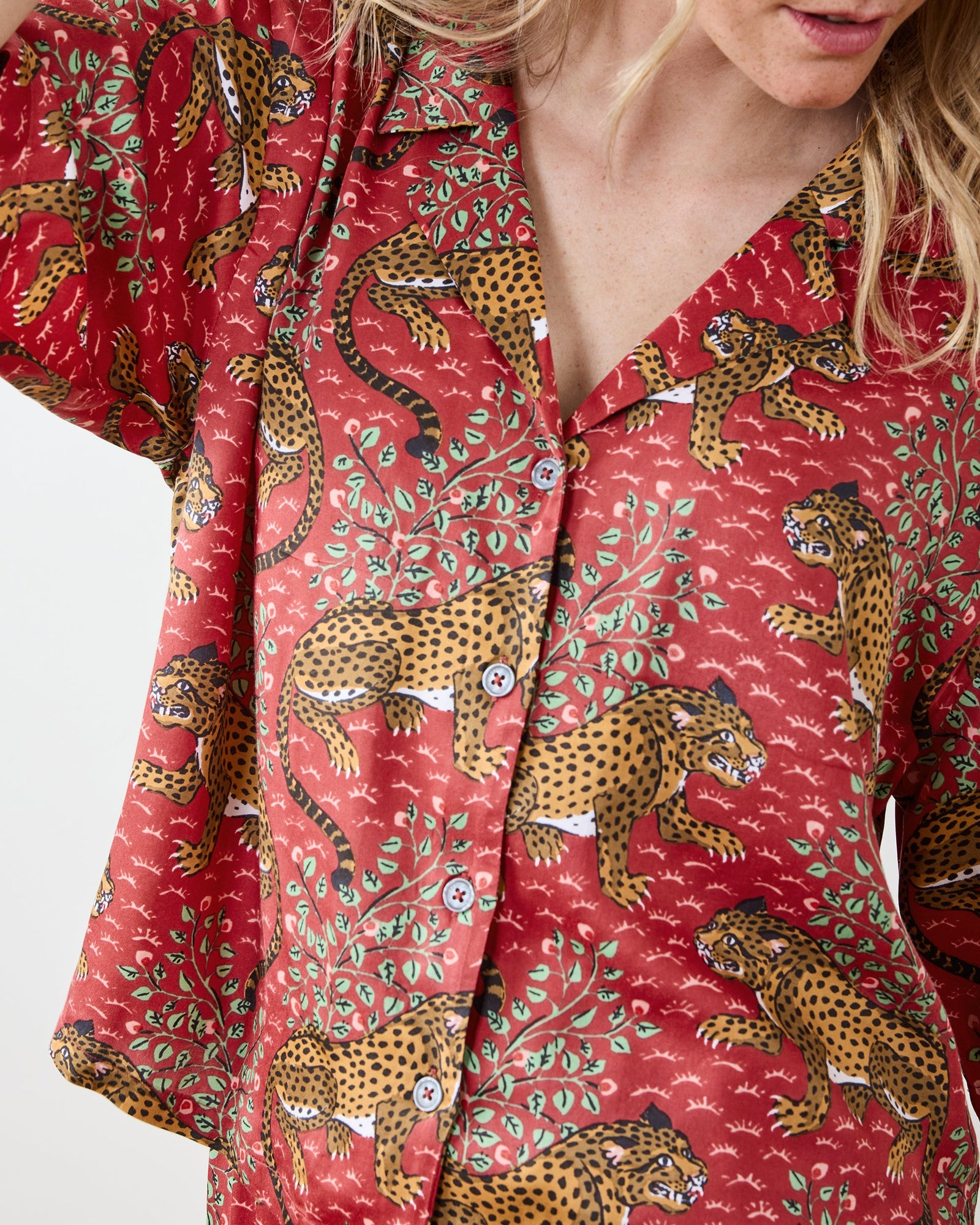 Bagheera - Eco Satin Wildest Dreams Set - Scarlet - Printfresh