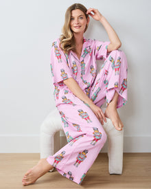 Leopard Nutcrackers - Eco Satin Wildest Dreams Set - Pink Candy Cane - Printfresh