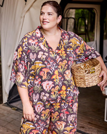 Mushroom Medley - Eco Satin Wildest Dreams Set - Truffle - Printfresh