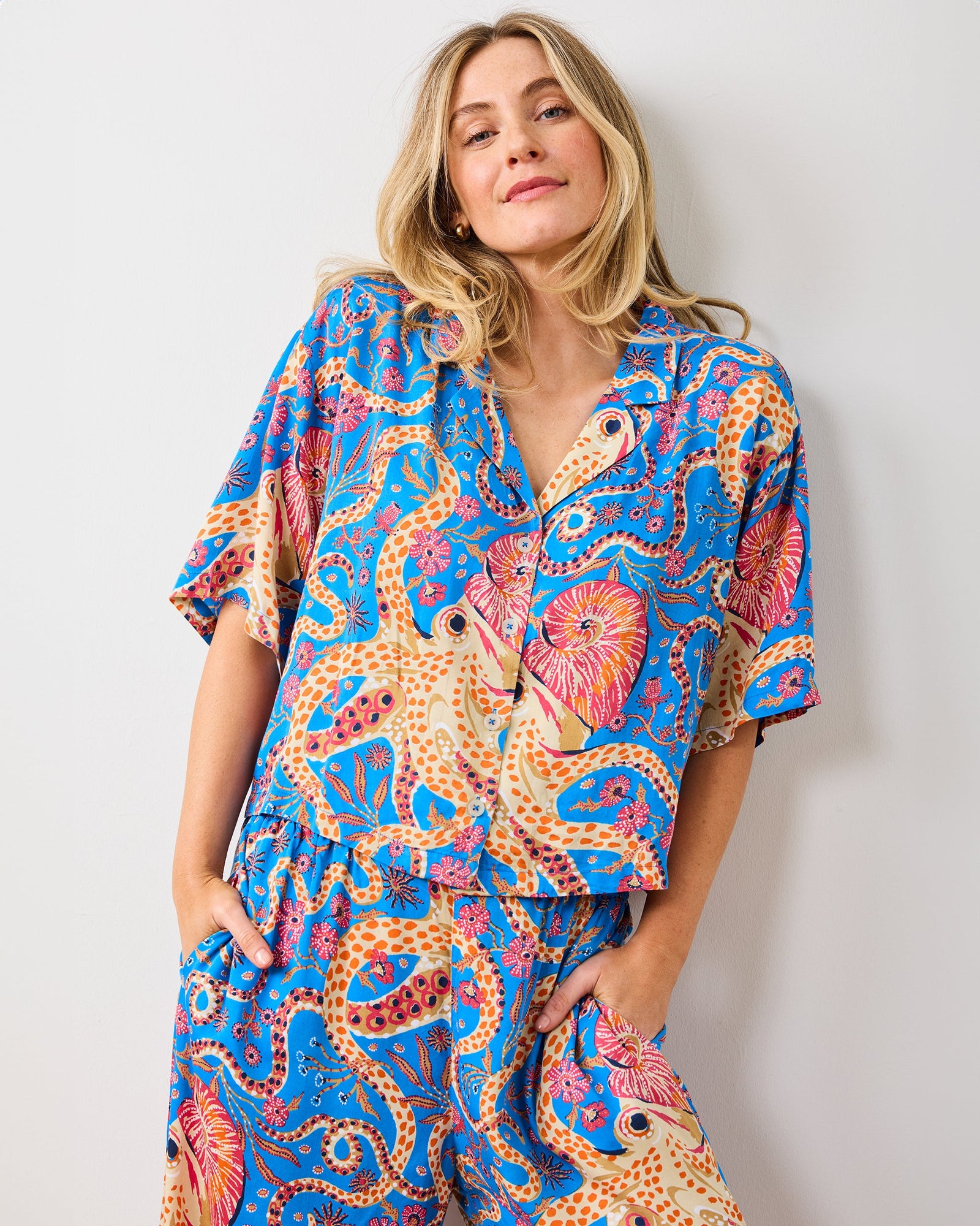 Octopus IsIe - Eco Satin Wildest Dreams Set - Ocean Eyes - Printfresh