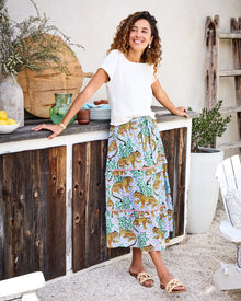 Bagheera - Now or Later Skirt - Pale Blue - Printfresh