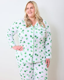 Lucky Clover - Tall Long PJ Set - Cloud - Printfresh