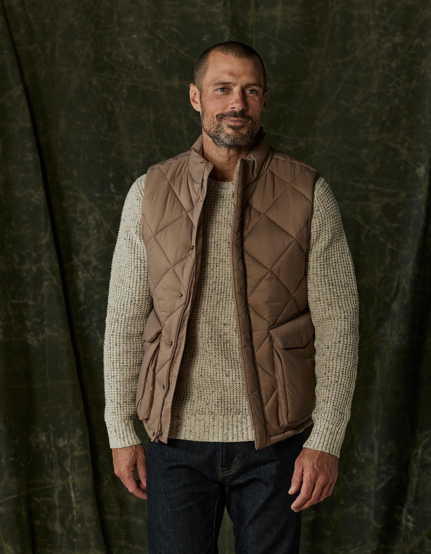 Men | Parker Vest | Pine Bark