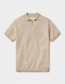 Men | Summer Linen-Blend Polo | Jute
