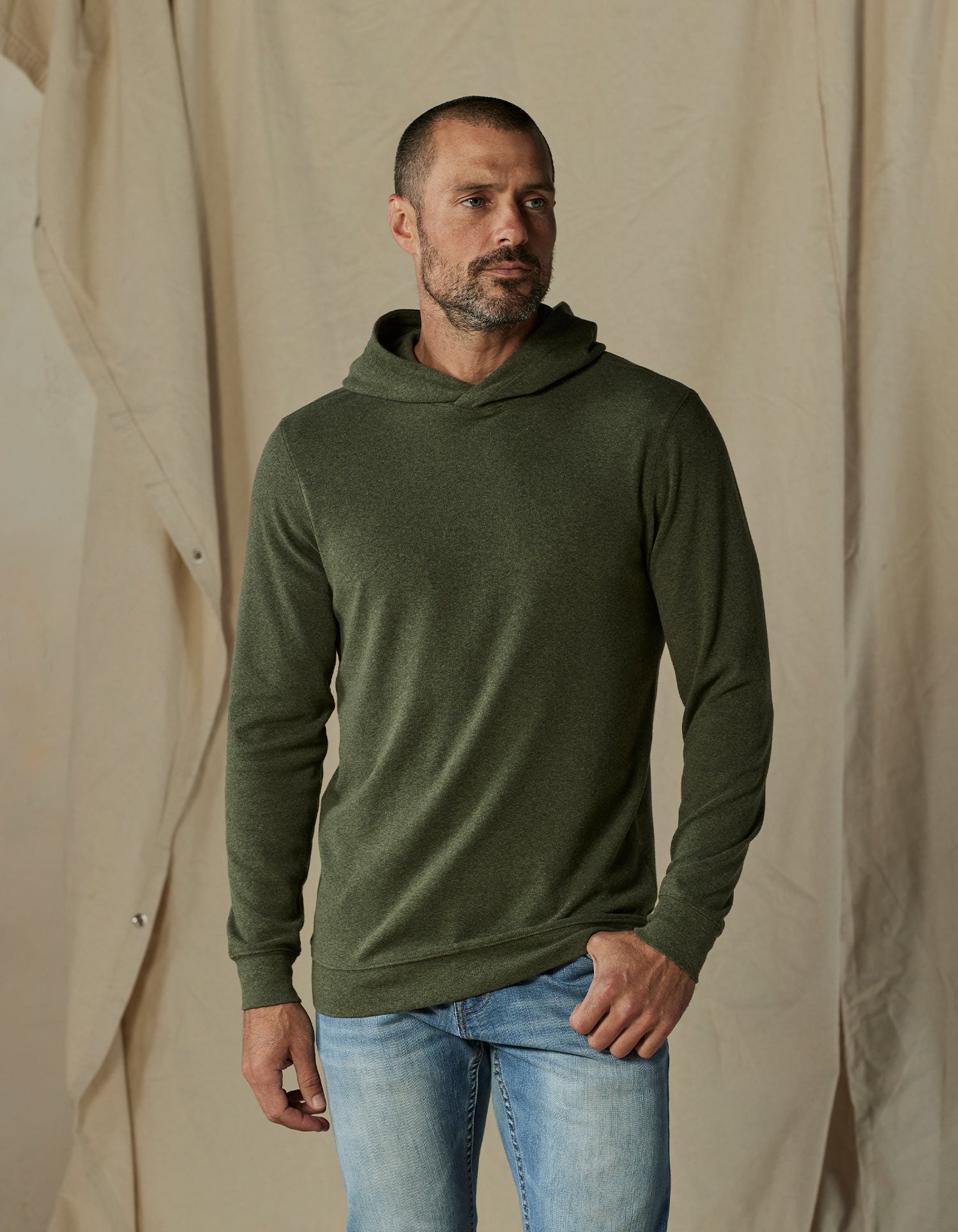 Men | Puremeso Essential Hoodie | Oakmoss