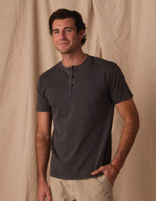 Men | Normal Jersey Henley | Shadow