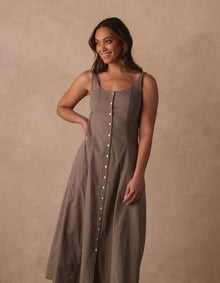 Women | Eleanor Dress | Moss