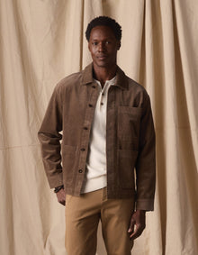 Men | Comfort Cord Chore Coat | Taupe