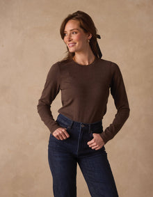 Women | Puremeso Everyday Crewneck | Java