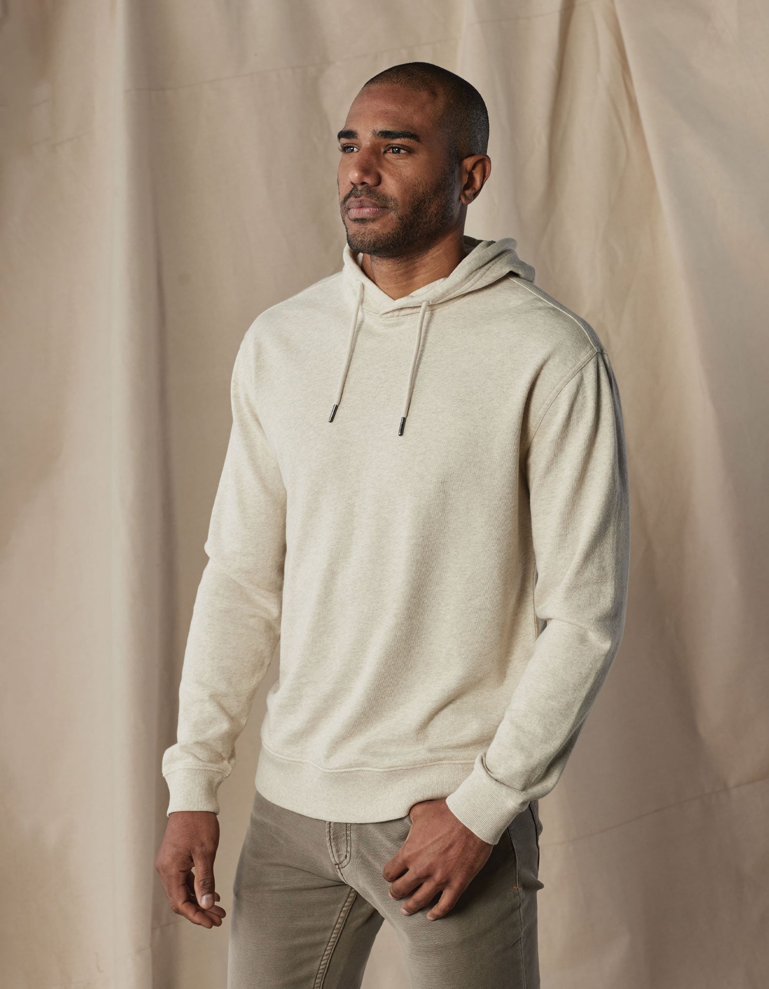 Men | Cole Terry Hoodie | Oatmeal