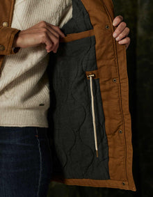Women | Betsie Canvas Coat | Maple Glaze