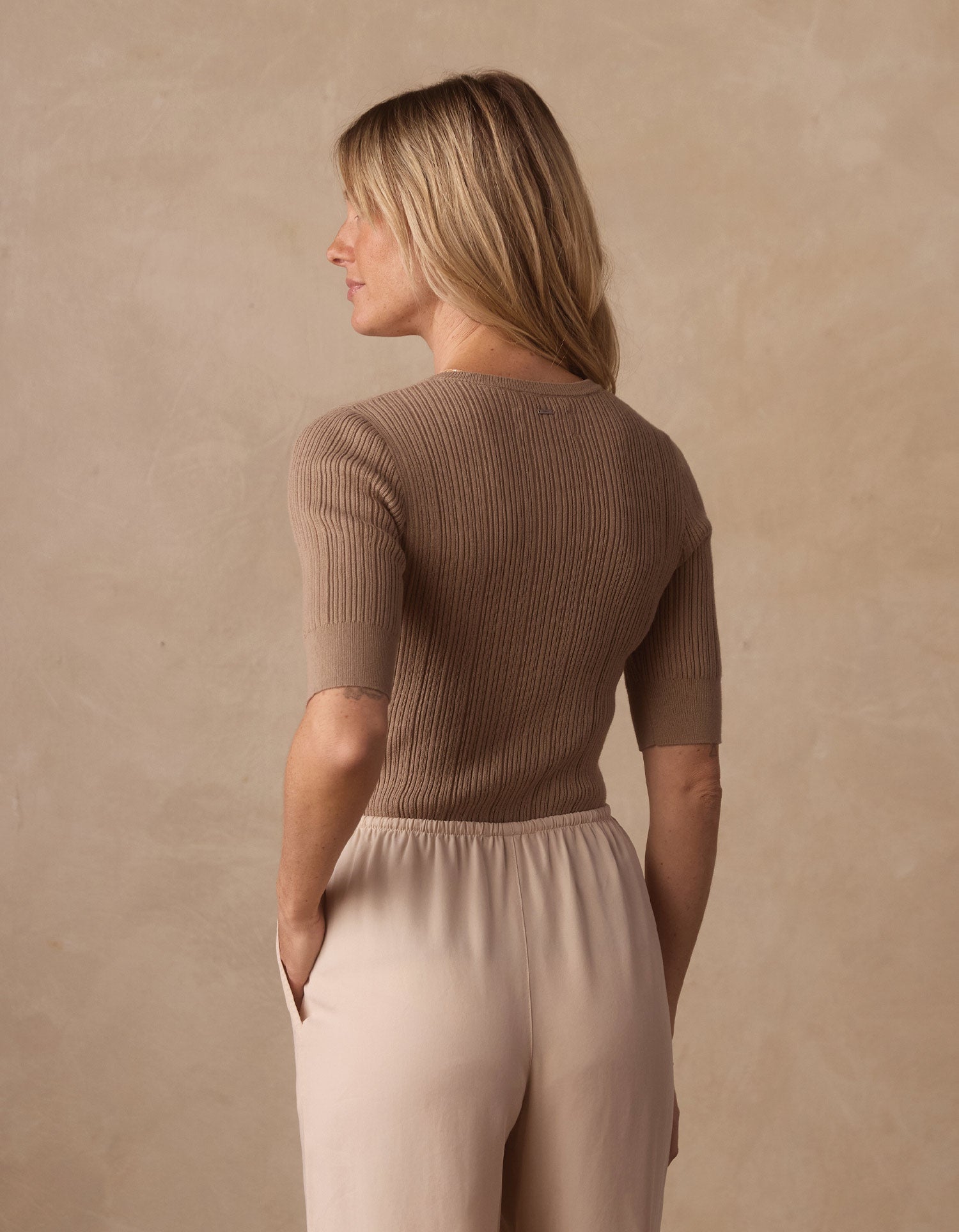 Women | Coco Henley Sweater | Taupe