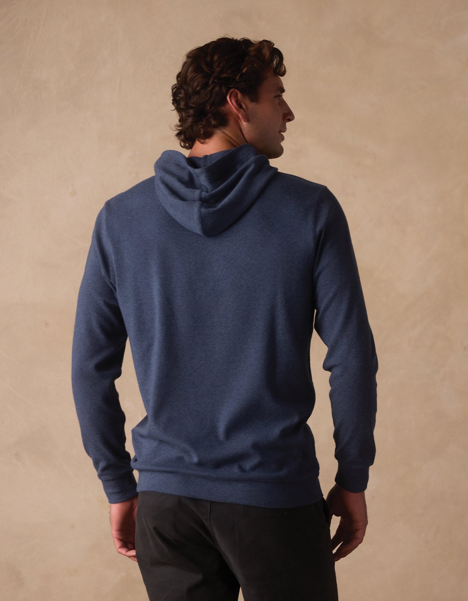 Men | Puremeso Essential Hoodie | Indigo Blue