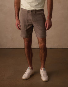 Men | Comfort Terry Utility Short | Taupe