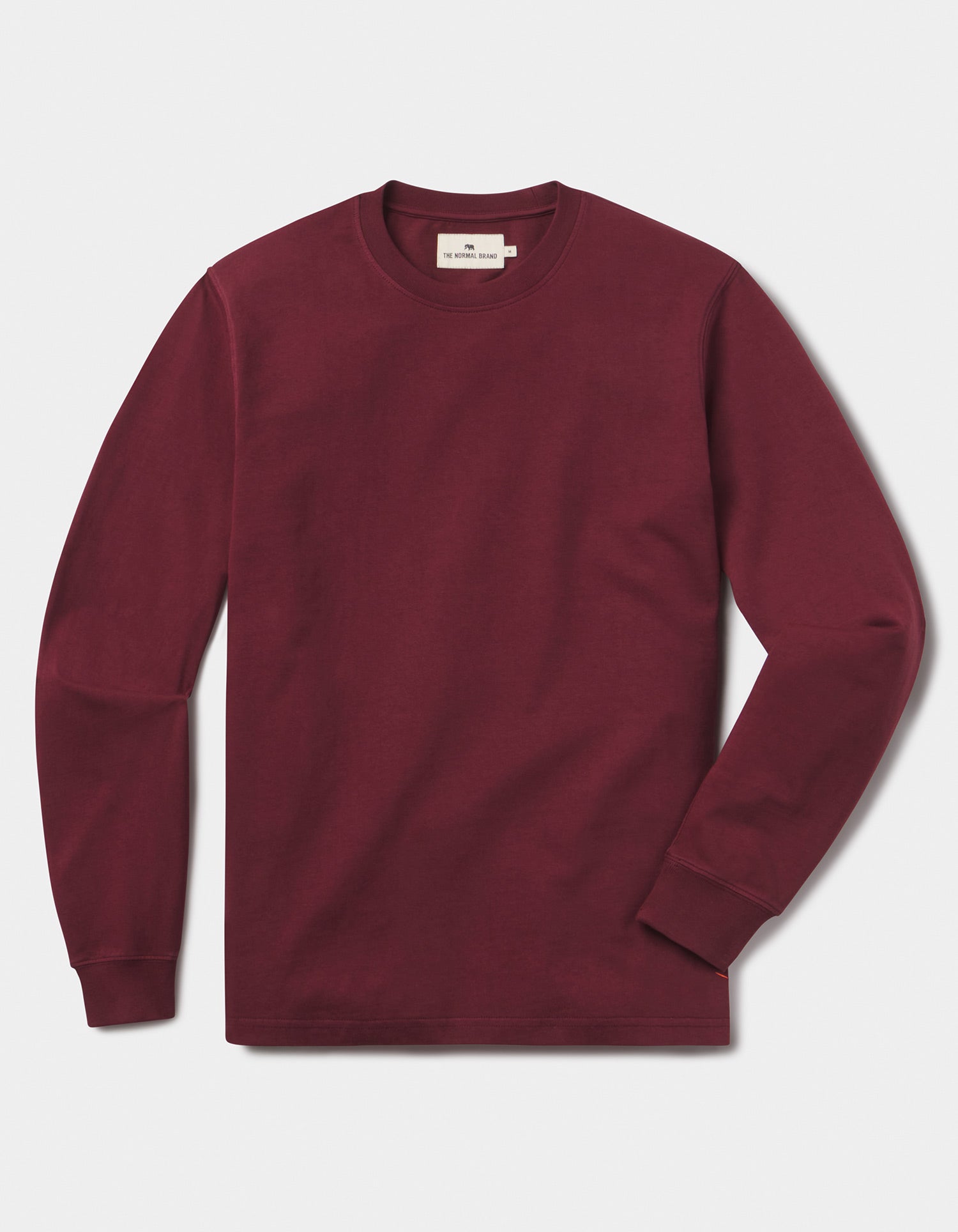Men | Lennox Jersey Long Sleeve Tee | Port Wine