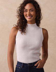 Women | Carolyn Knit Tank | Ivory
