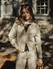 Women | Lola Full Zip Hoodie | Oat