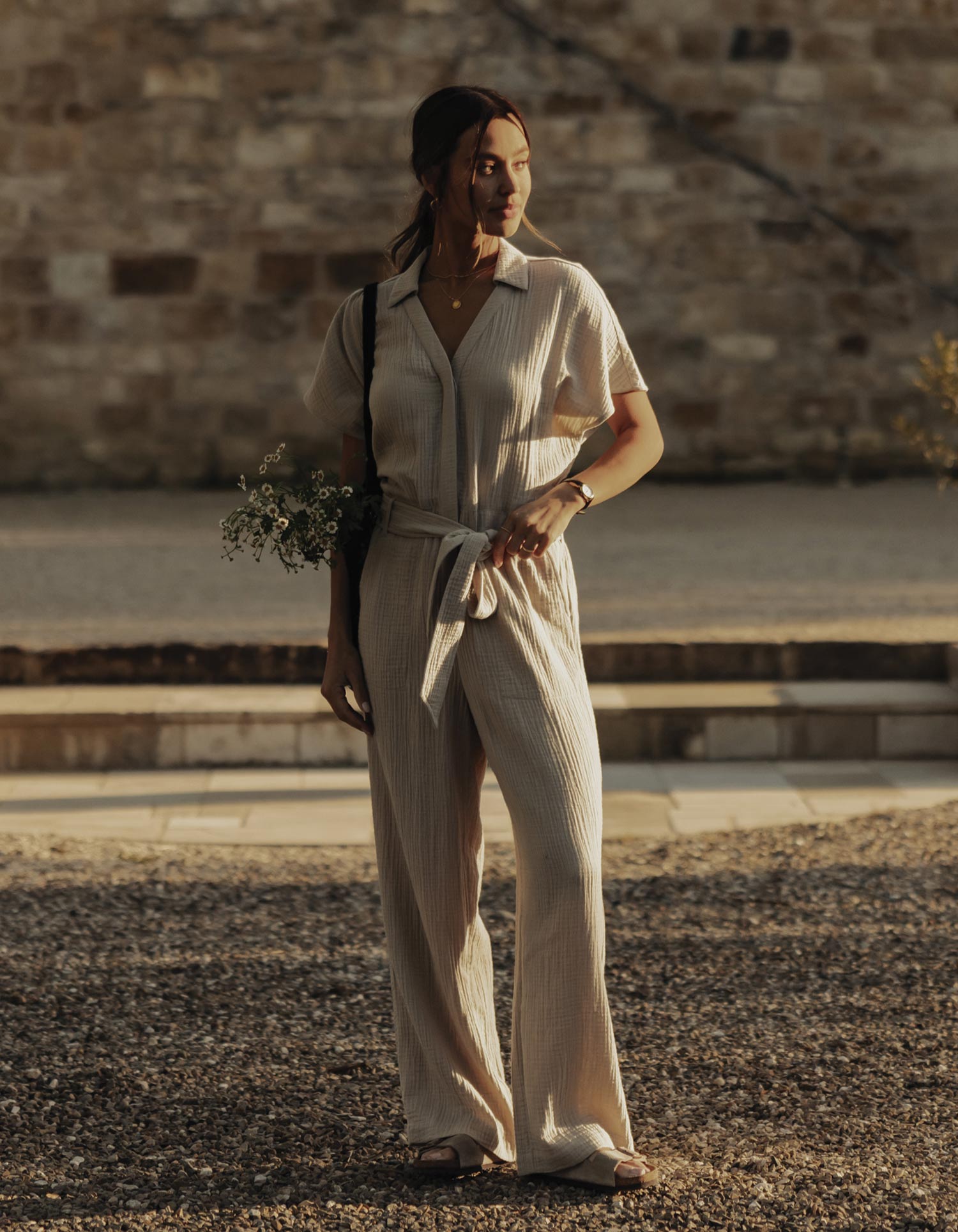 Women | Kalo Jumpsuit | Pumice