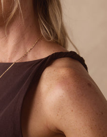 Women | Normal Jersey Draped Tank | Umber