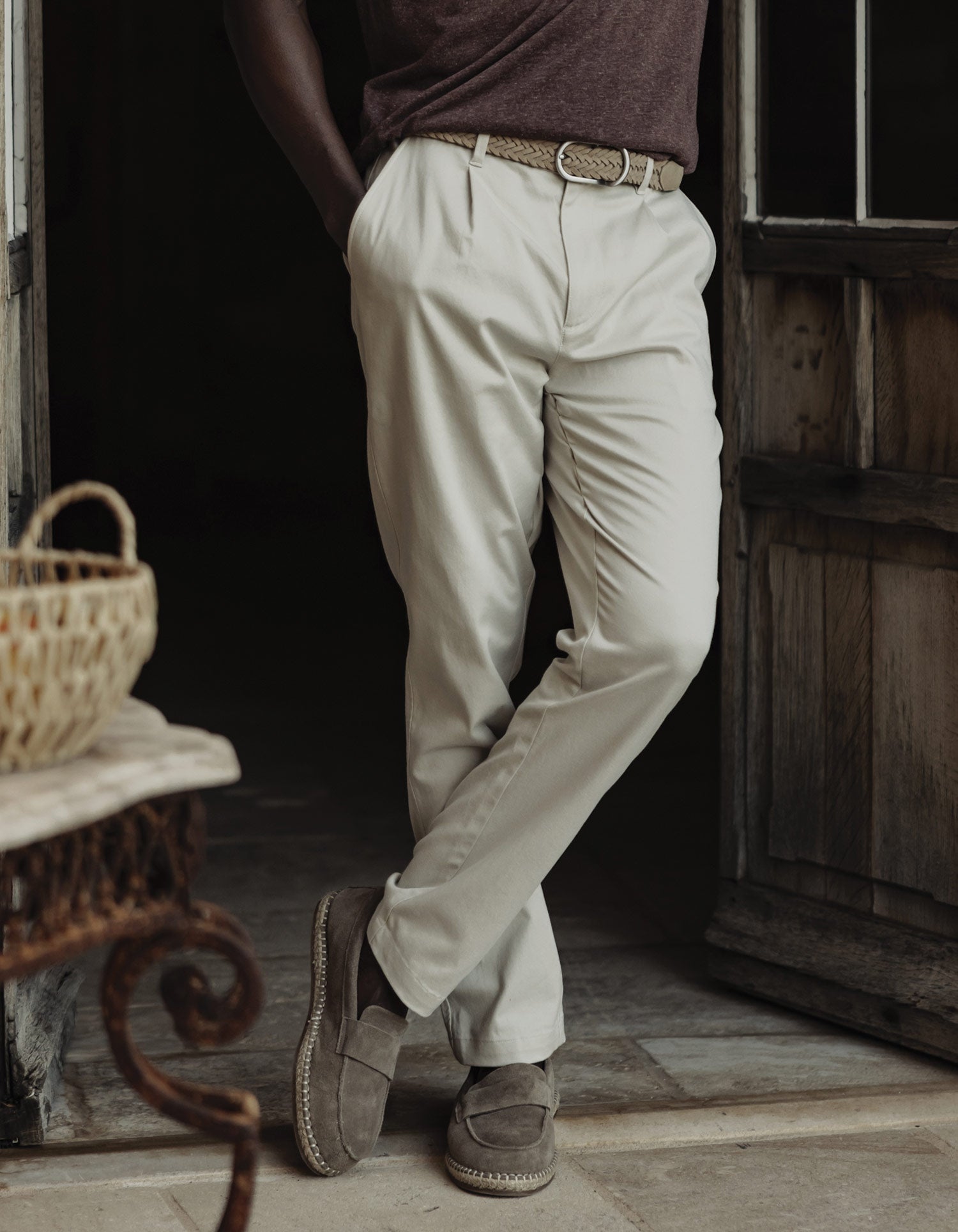 Men | Comfortech Twill Pant | Stone