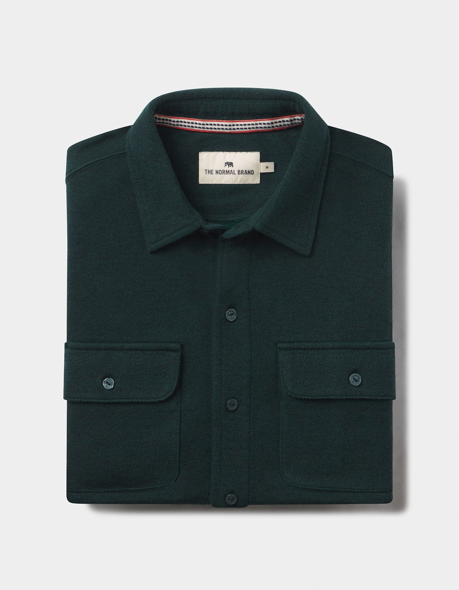 Men | Textured Knit Shirt | Emerald