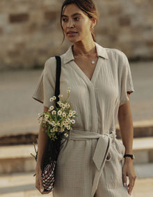 Women | Kalo Jumpsuit | Pumice