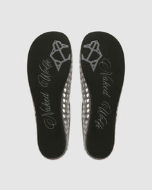 Womens | Pippa Studded Suede Flat | Grey