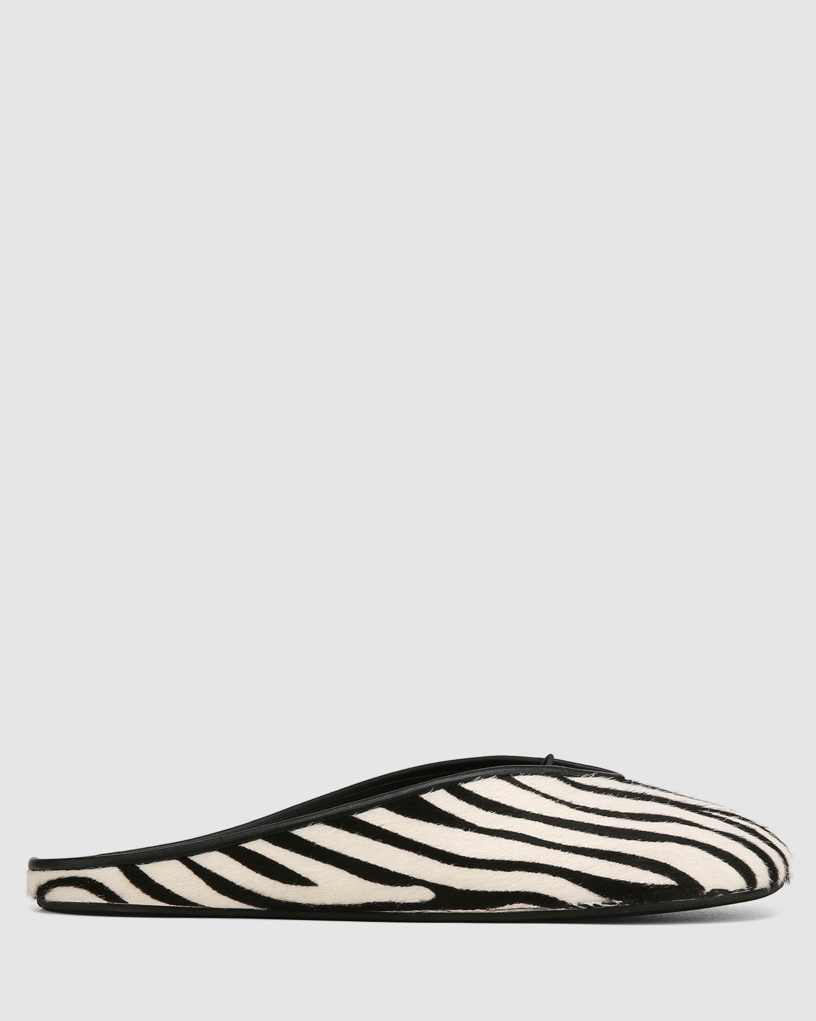 Womens | Pippa Pony Flat | Zebra