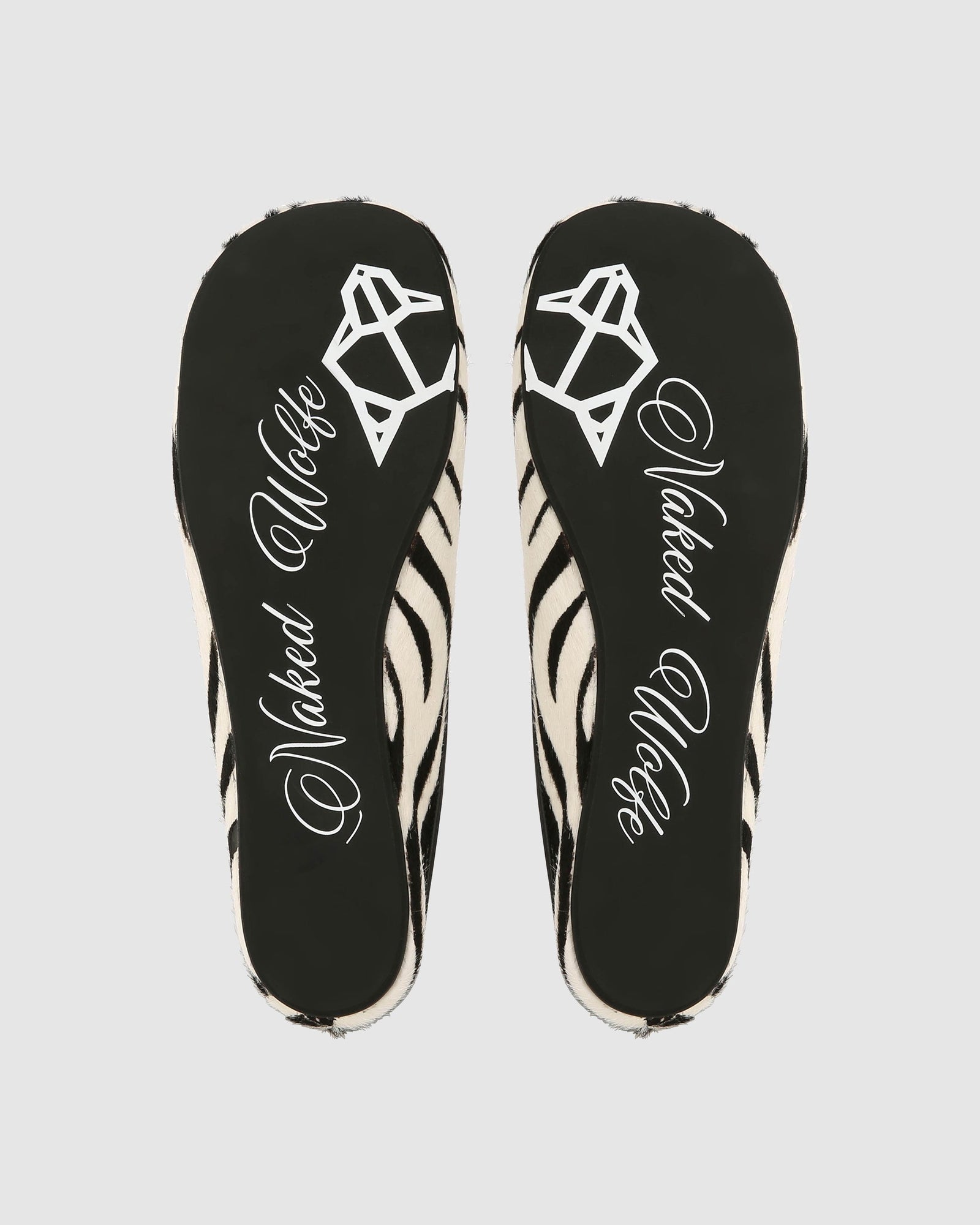Womens | Pippa Pony Flat | Zebra