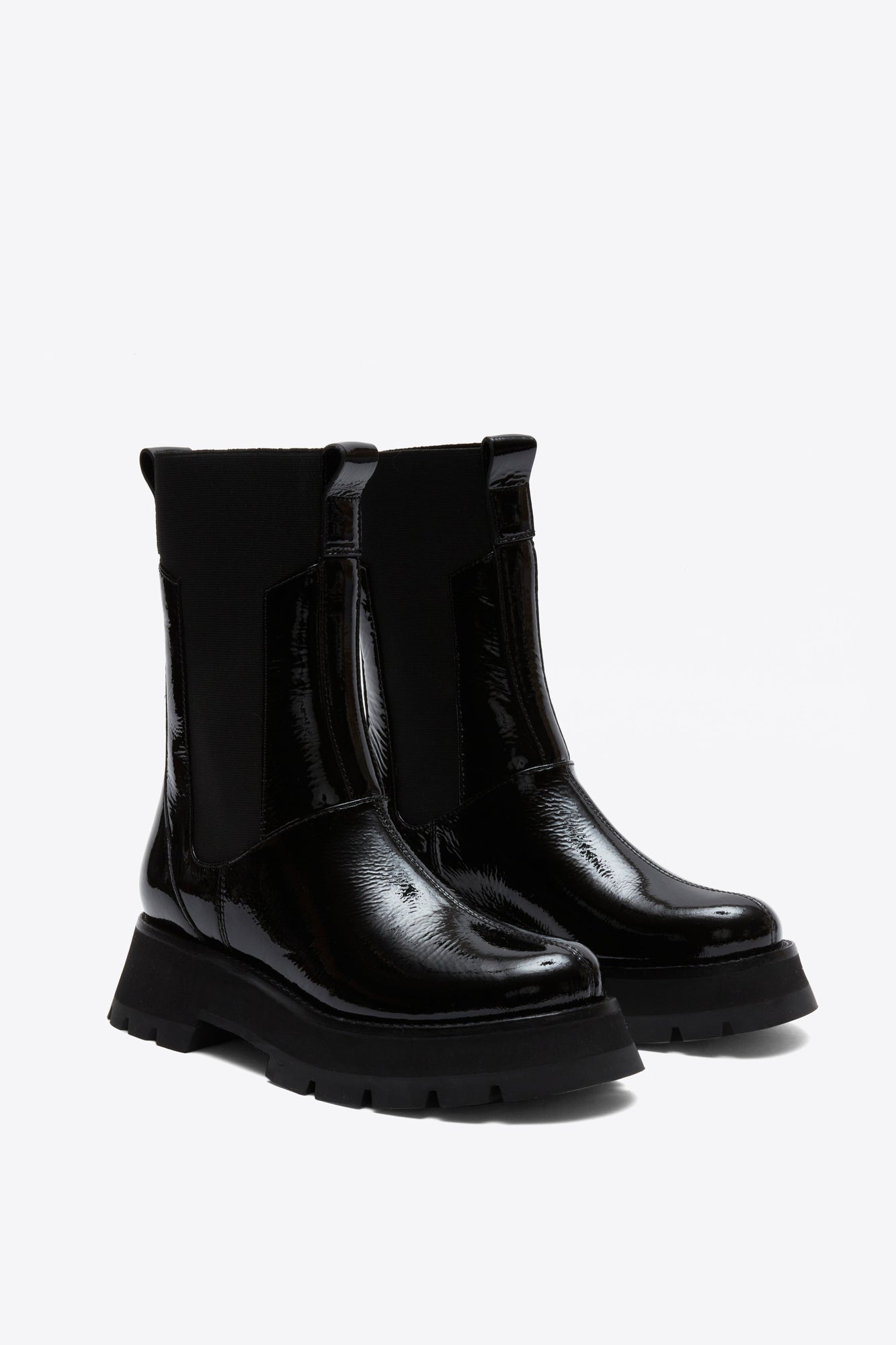 Kate - Lug Sole Combat Boot | Black