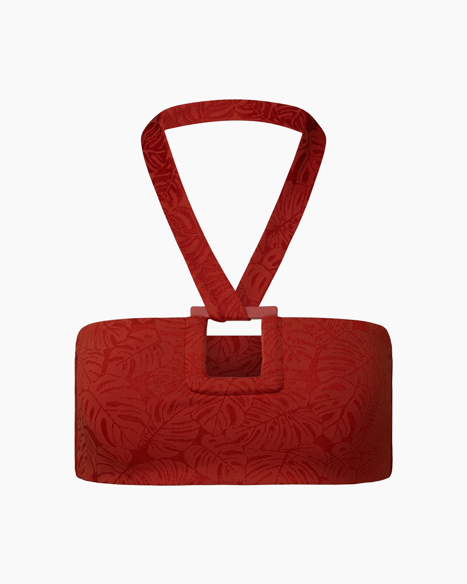 Womens | Poppy Bikini Top | Dark Red