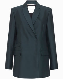 Poseidon Boxy Blazer | Seagrass